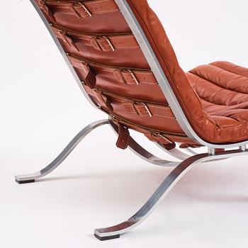 Arne Norell, an 'Ari' easy chair and ottoman, Norell Möbel AB, Sweden.