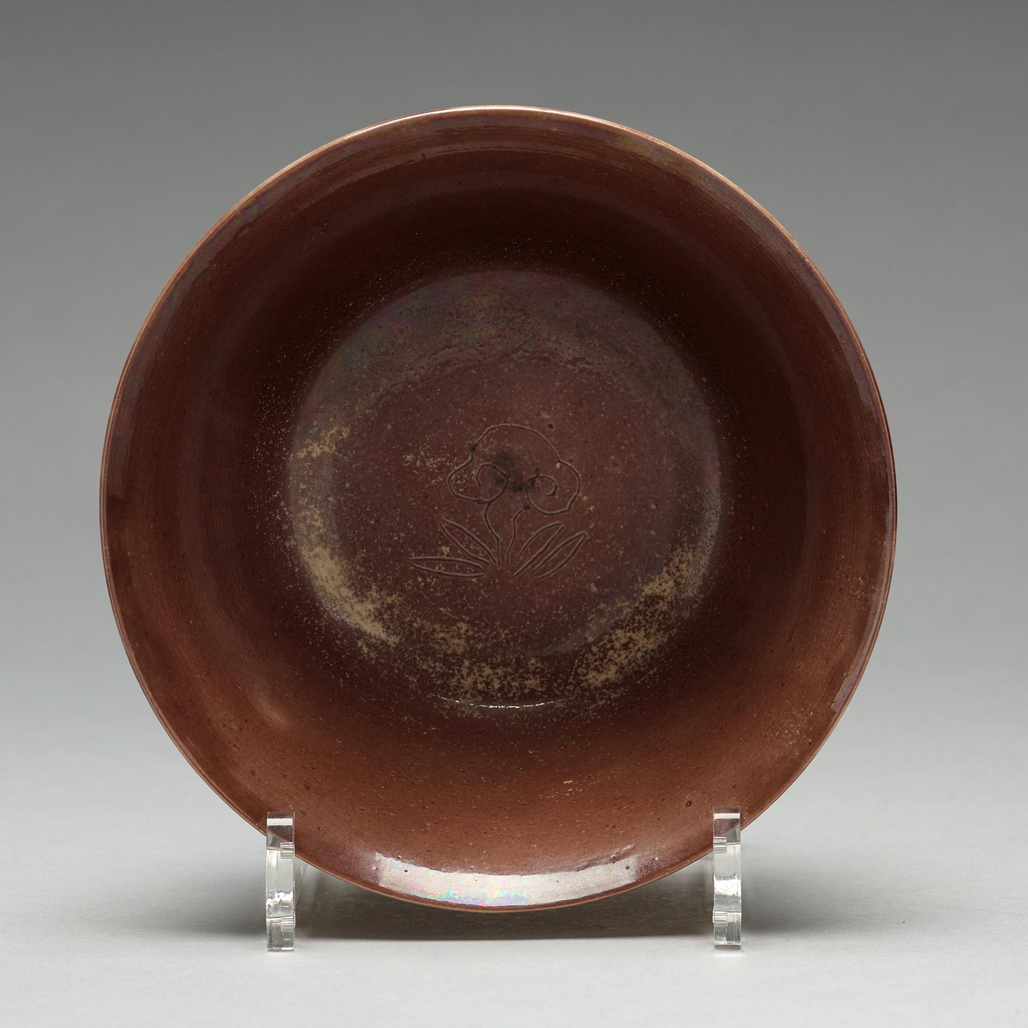 A brinial bowl, Qing dynasty, Kangxi (1662-1722).