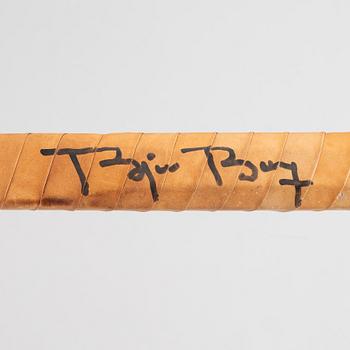Tennis racket, wood, Bancroft, "Borg Personal". Specially made for Björn Borg. Signed by Björn Borg.