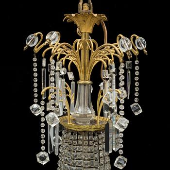 An early 20th century ceiling light.