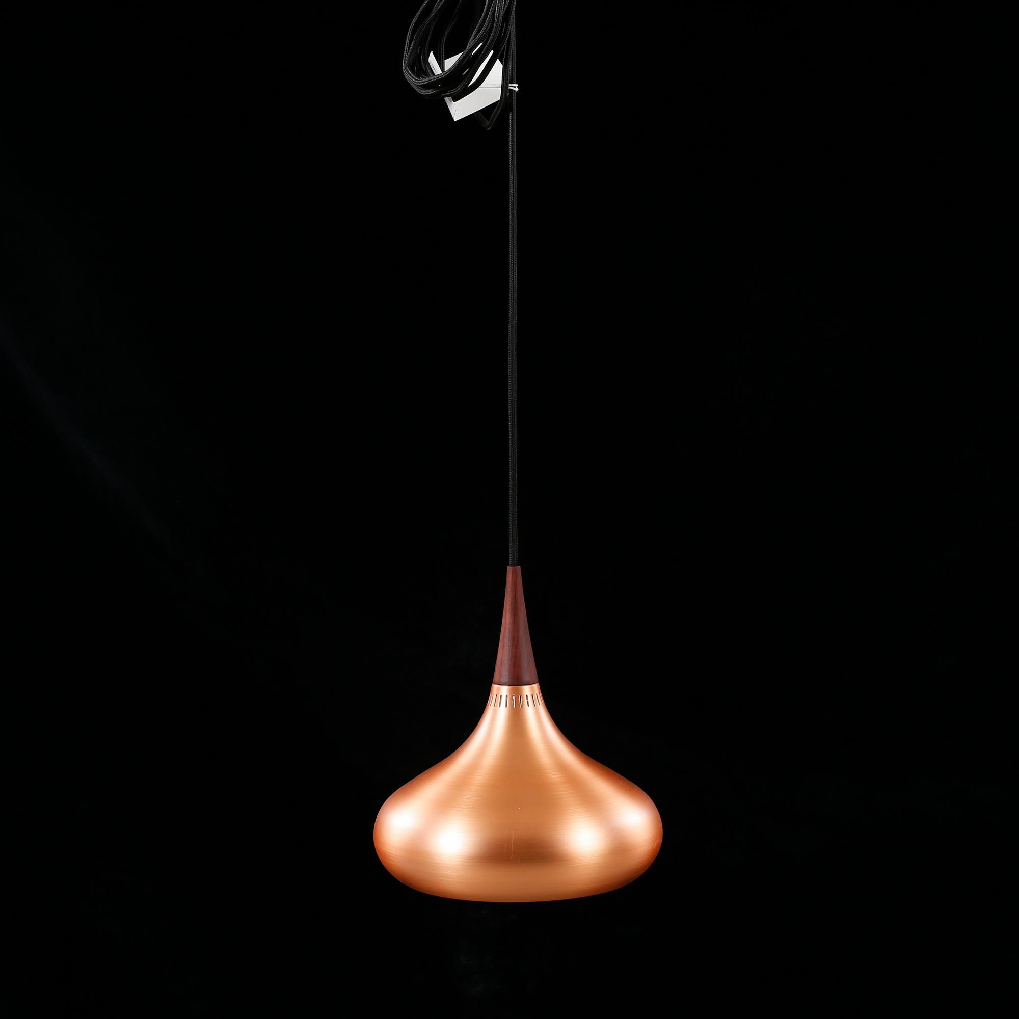 A ceiling lamp named "Orientpendel", designed by Jo Hammerborg for Fog og Mörup, made in late 20th century.