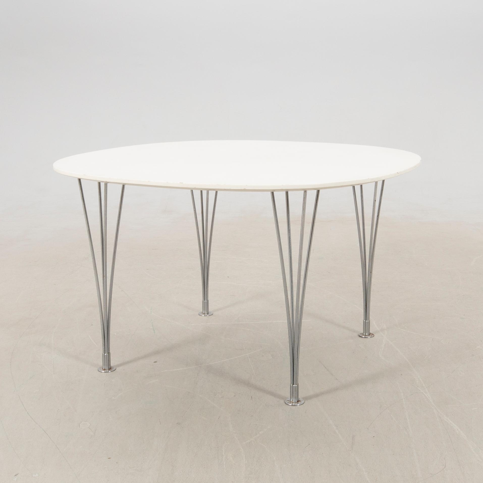 Bruno Mathsson & Piet Hein, table, "Superellipse", Mathsson International, Värnamo.