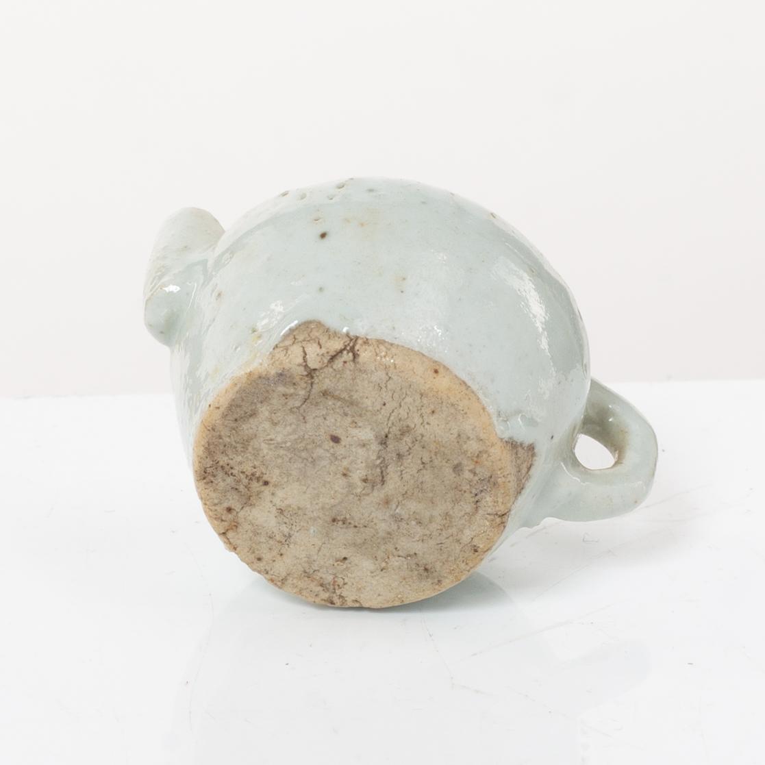 Two joss stick holders, a vase, a brush washer and a small ewer, Qing dynasty, 19th century and older.