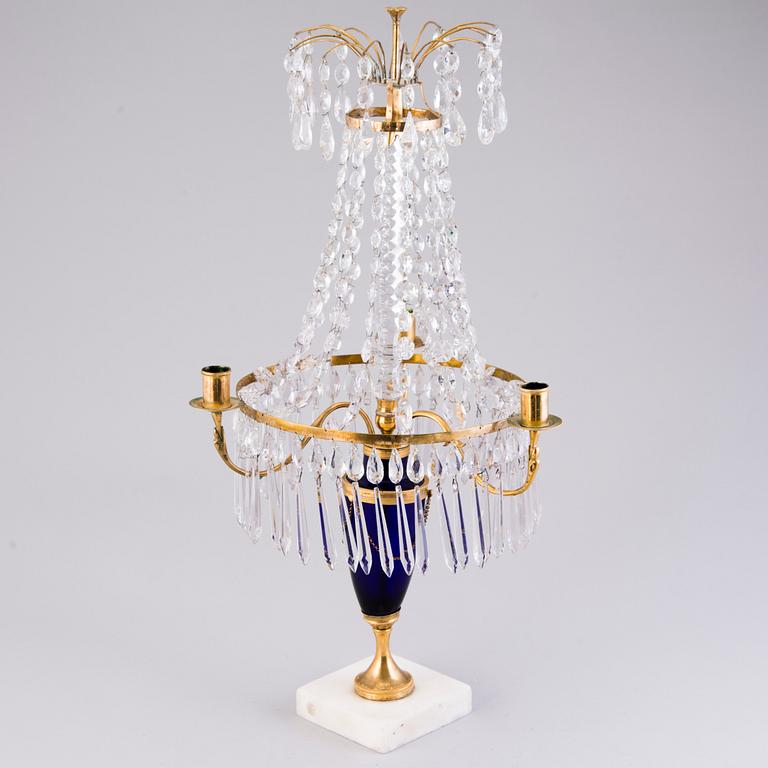 A TABLE CHANDELIER.