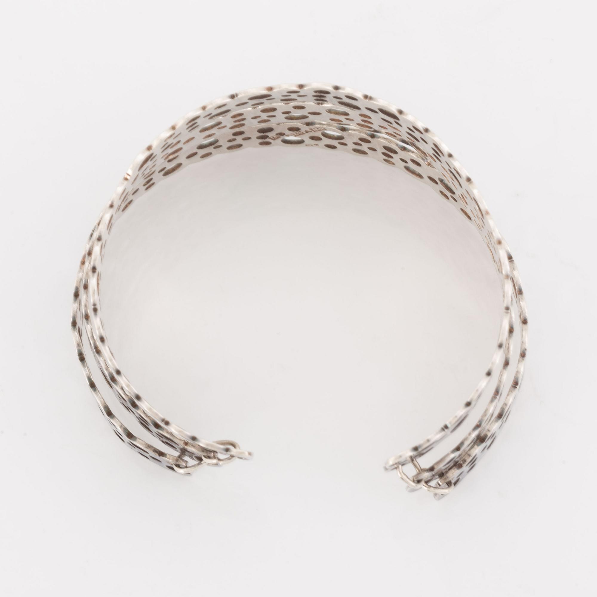 Liisa Vitali, silver bangle, Finland.