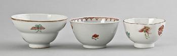 PARTI PORSLIN, 6 delar, Kina 1700-1900-tal.