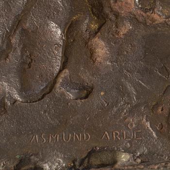 ASMUND ARLE, skulptur, brons, signerad.