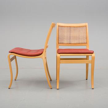 STOLAR, 6 st, "Kerstin",  Bruno Mathsson för Dux.