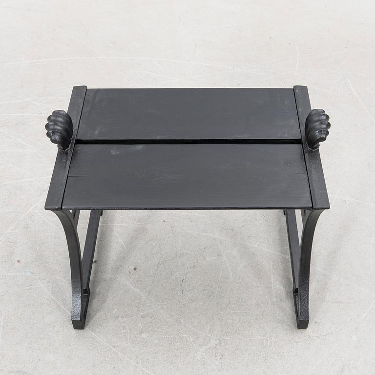 Folke Bensow, BENCH /STOOL, "Sneckan", Byarums Bruk, 1900s/2000s.