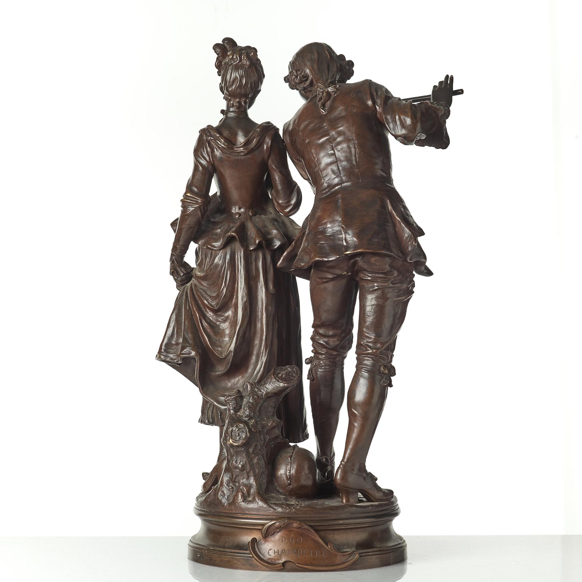 ADRIEN ÉTIENNE GAUDEZ, efter, skulptur, brons, signerad i godset.