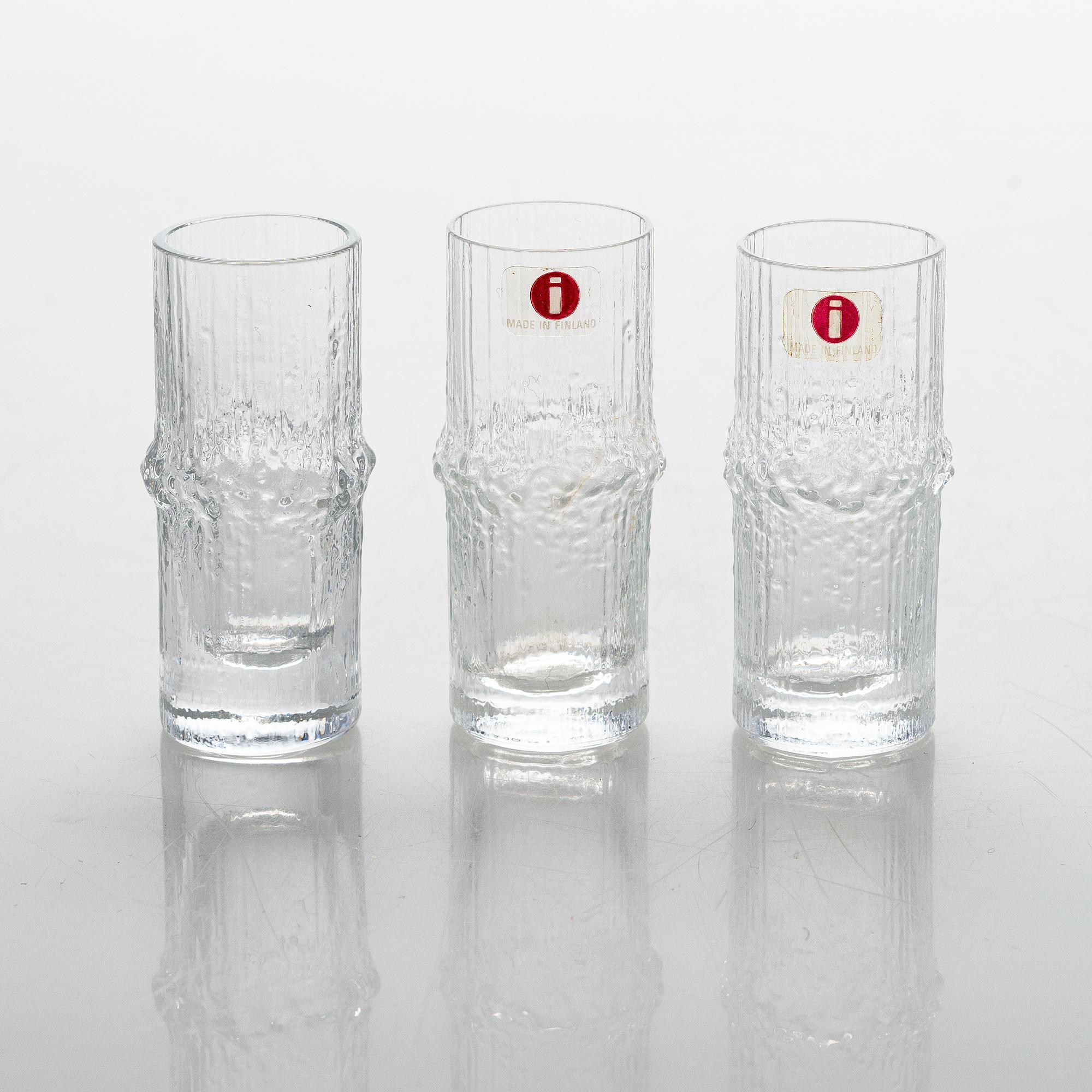 Tapio Wirkkala, a 24-piece set of "Niva" glassware, Iittala. In production 1972-1992.