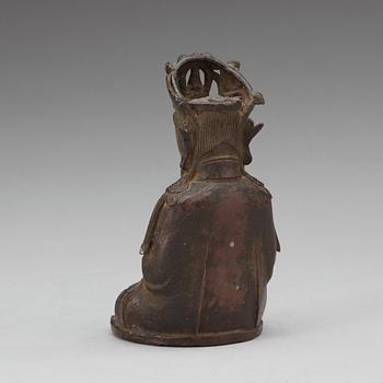 GUANYIN, brons, Ming dynastin.