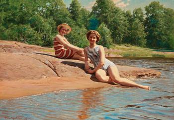 605. Johan Krouthén, Bathers.