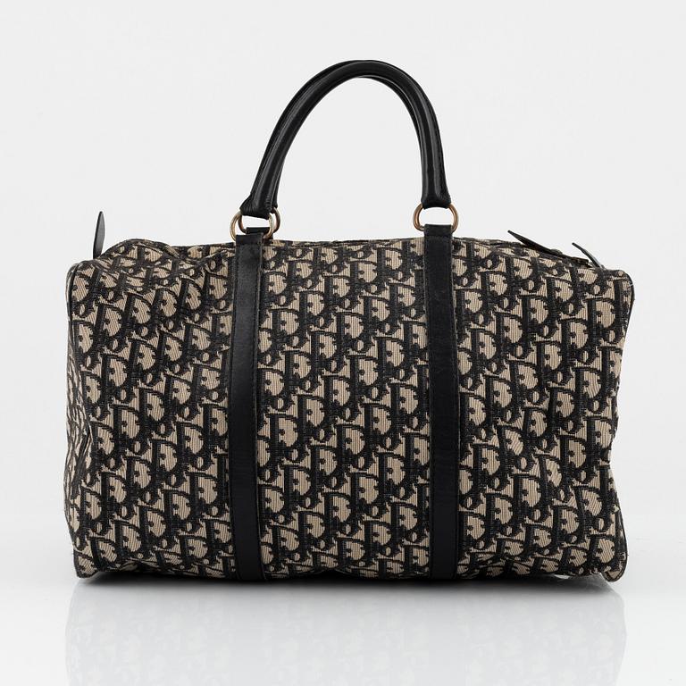 Christian Dior, väskor, 2 st, weekendbag samt clutch, vintage.