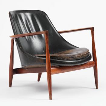 Ib Kofod-Larsen, a rosewood "Elizabeth" easy chair, cabinetmakers Christensen & Larsen, Denmark, 1950s-60s.
