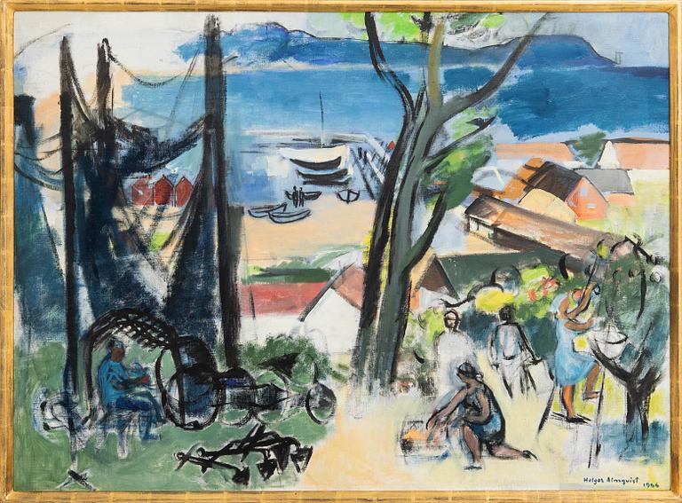 Holger Almqvist, "Fishing Village".