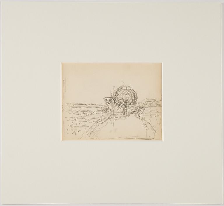 Carl Kylberg, pencil drawing.
