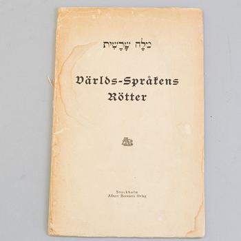 BOK, Dedikation av Strindberg.