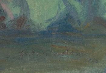 GABRIEL ENGBERG, olja på duk/pannå, sign o dat 1916.