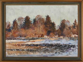 LINDORM LILJEFORS, olja på pannå, signerad och daterad -46.