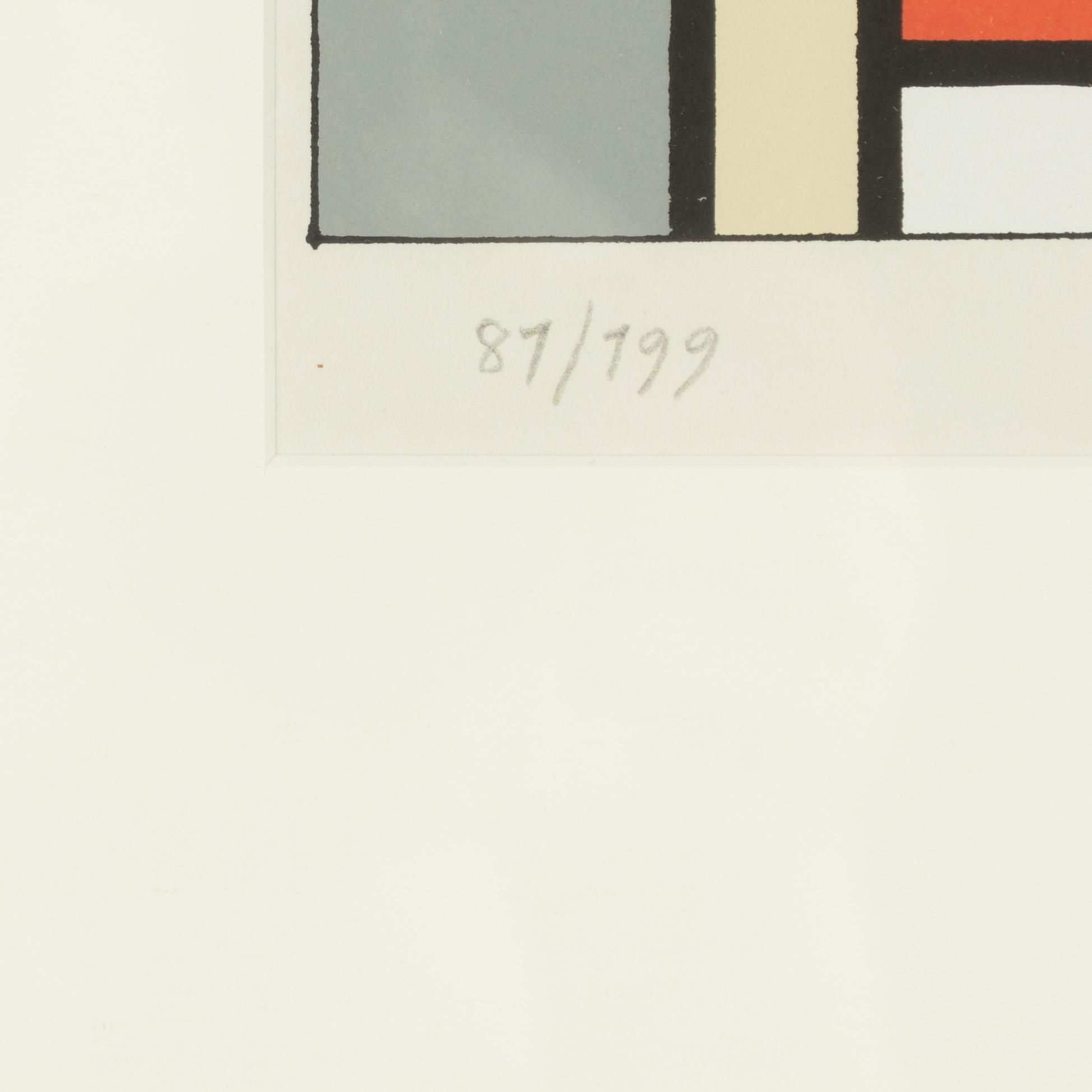 Franciska Clausen,"Composition neoplasticiste (Hommage á Mondrian)".