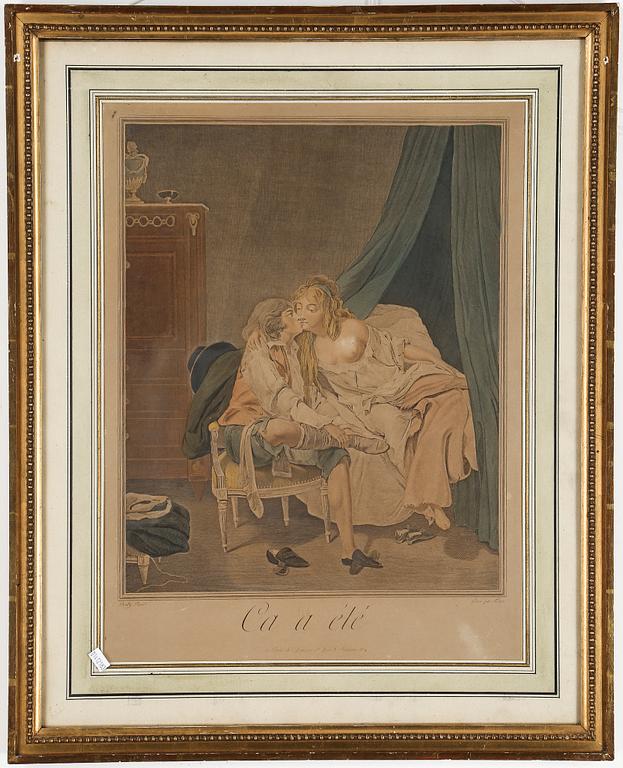 OKÄND KONSTNÄR, ett par gravyrer, sannolikt 1800-tal.