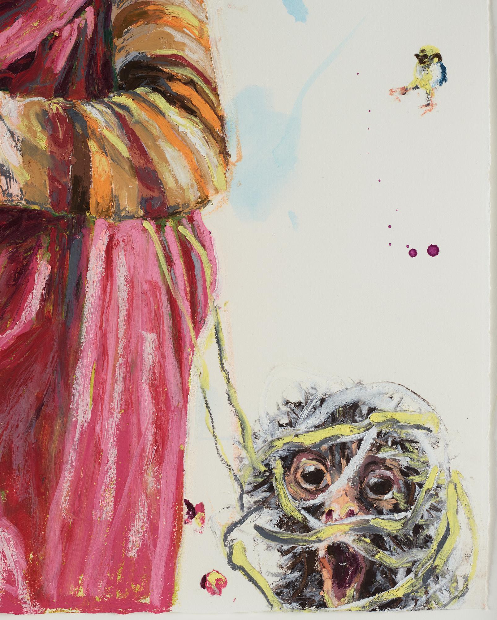 Linn Fernström, gouache and watercolour, signed Linn Fernström and dated 2009 verso.