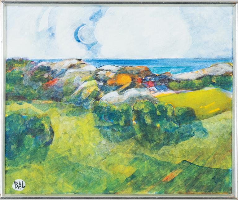 Bengt Arne Linderos, oil on canvas, signed.