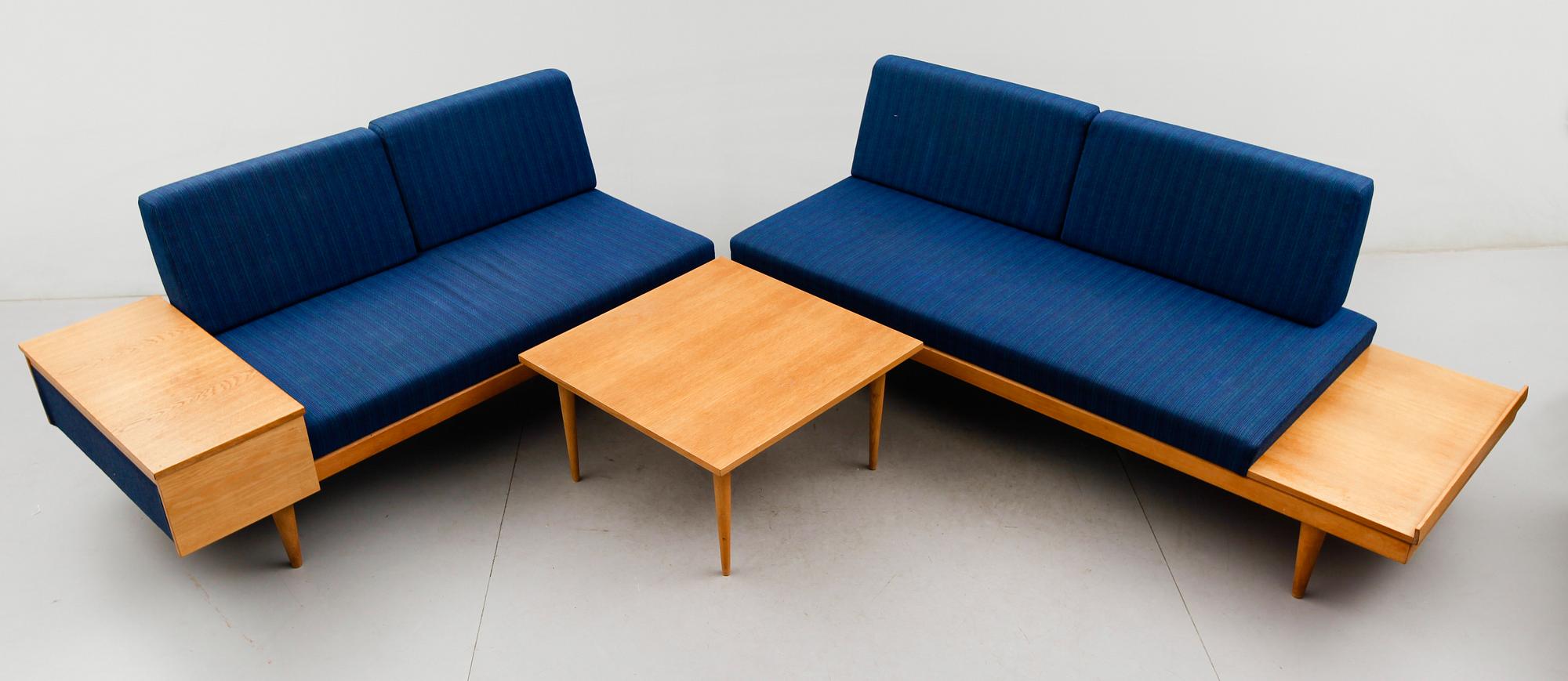 SOFFGRUPP, 3 del, Ekornes Svane, Norrge, 1900-talets andra hälft.