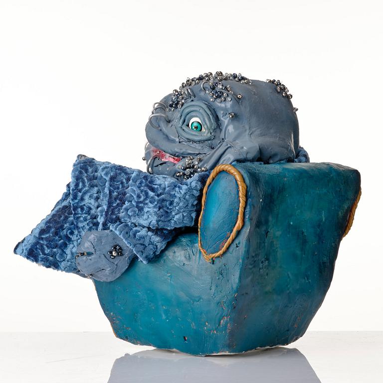 Nathalie Djurberg & Hans Berg, "Whale in Armchair" från "Worship".