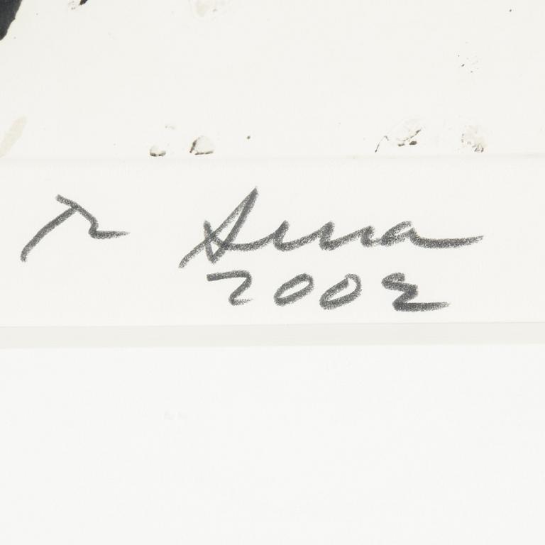 RICHARD SERRA, etching, signed  and dated 2002, No 8/60.