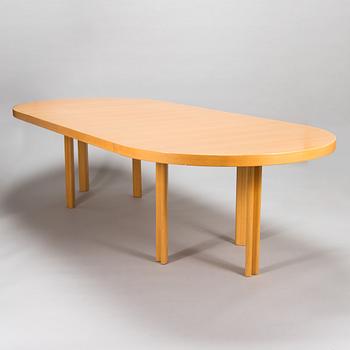 Alvar Aalto, a 1970s conference table for Artek. Finland.