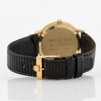 Omega, Genève, wristwatch, 34 mm.