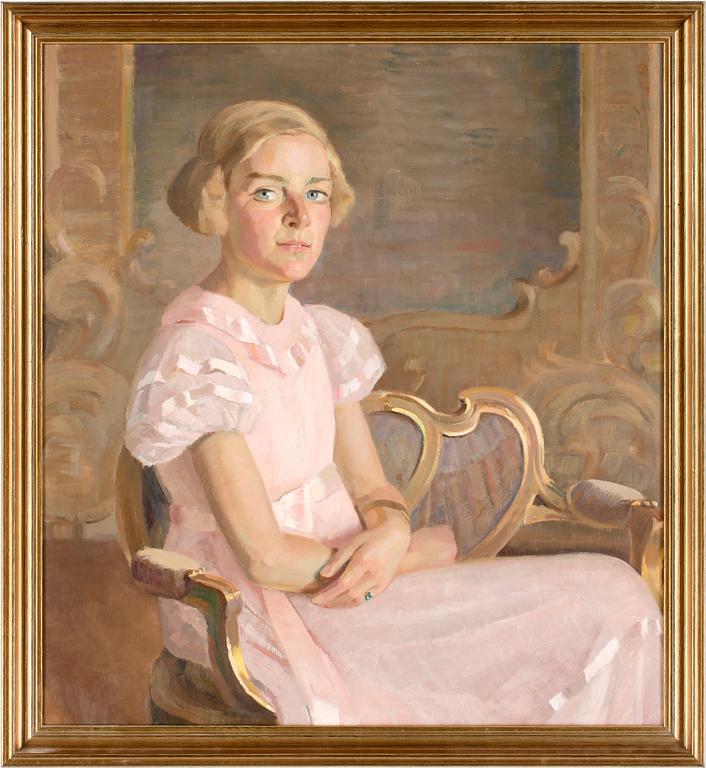 ALBERT LARSEN, olja på duk, sign och dat.