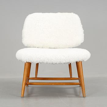 FÅTÖLJ, "TeVe", Alf Svensson, Ljungs Industrier, modellen formgiven 1953.