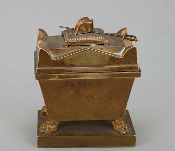 SOUVENIR/ASK, brons, Dreus & Wemmer, Warszawa 1800-tal.