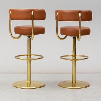 BÖRJE JOHANSON, barstolar, ett par, Johanson design, Markaryd, 1900-talets andra hälft.