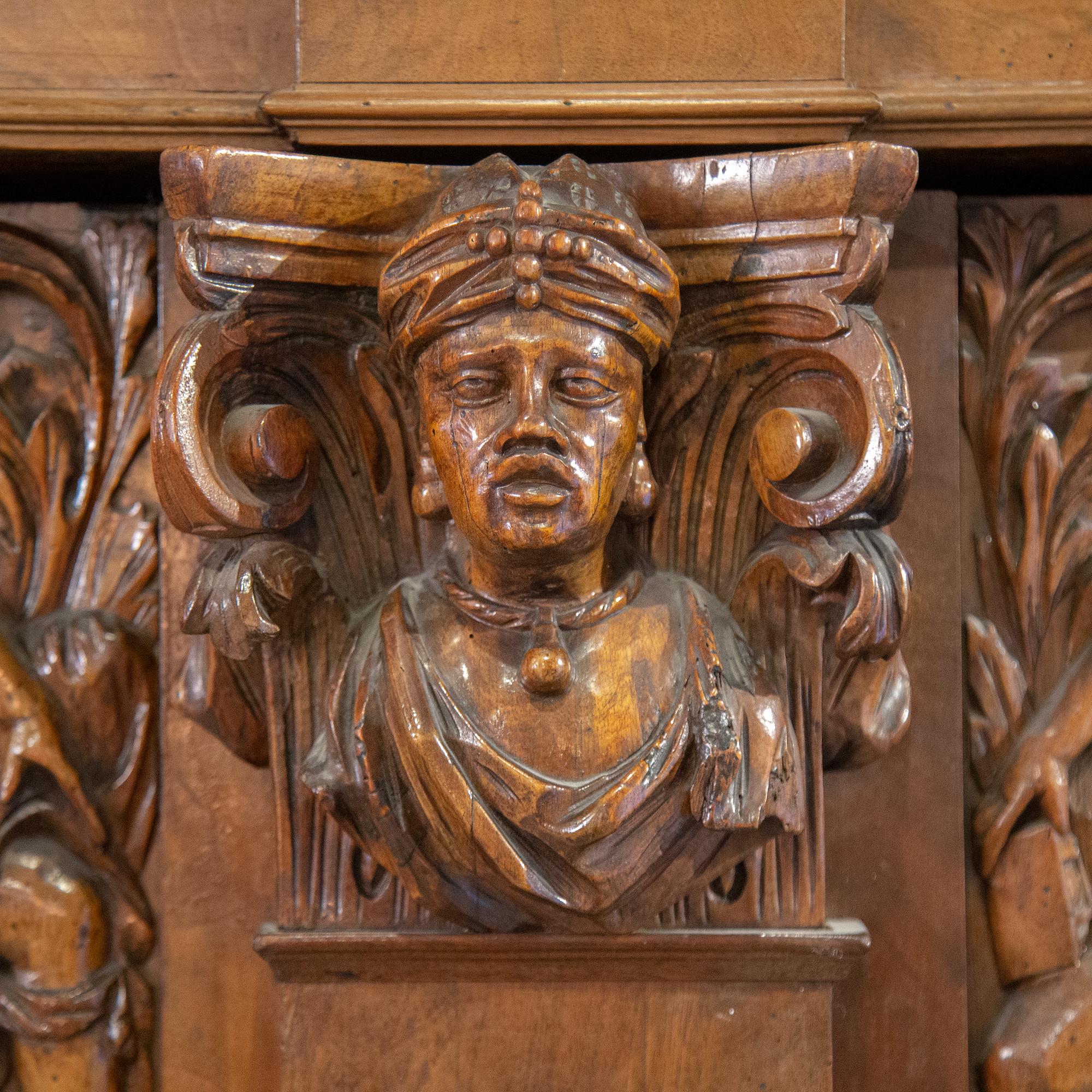 An early 18th Century baroque cabinet.