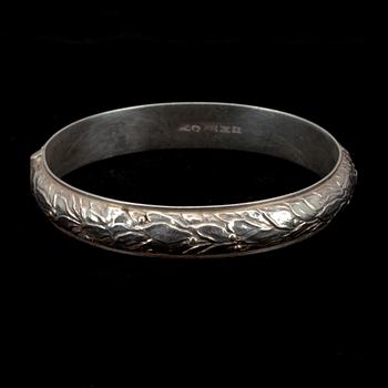 ARMRING, silver, Suomen Kultasepät, Åbo 1934. Vikt 20,4 g.
