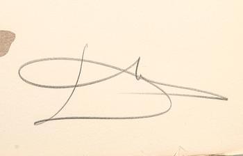 Salvador Dalí, "Daphne" from the folder "Time suite".