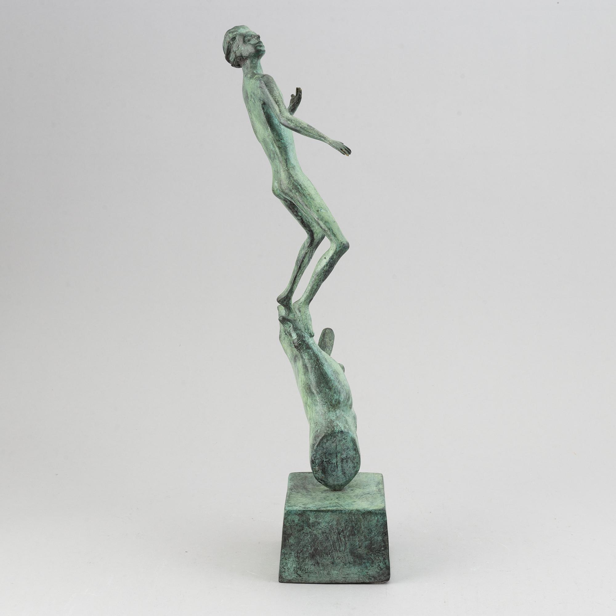 Carl Milles, after. Sculpture. Bronze. Height 49 cm.