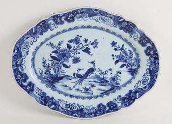 STEKFAT, porslin, Kina, Qianlong, 1700-tal.