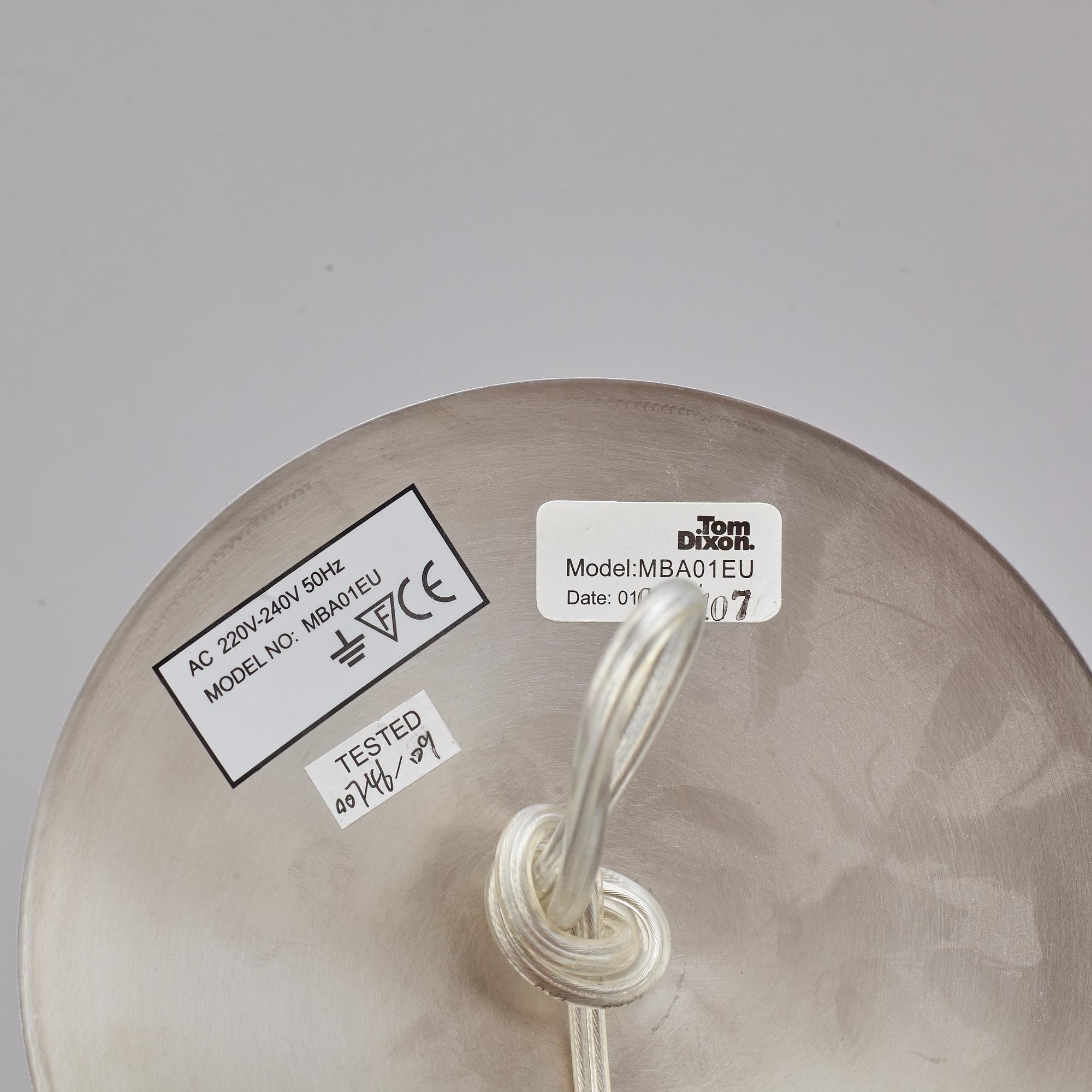 TOM DIXON, three 'Mirror Ball Chrome' pendant lights from Tom Dixon.