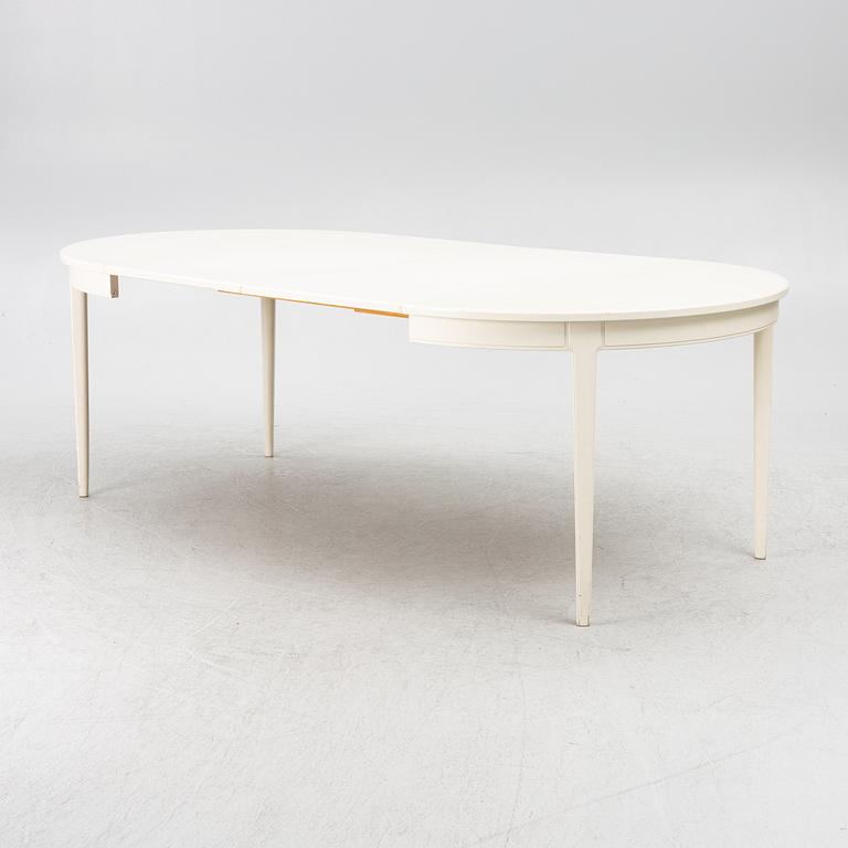 Carl Malmsten, matbord, "Herrgården" samt sex stolar "Nya Guldheden", Bodafors samt Åfors Möbelfabrik.