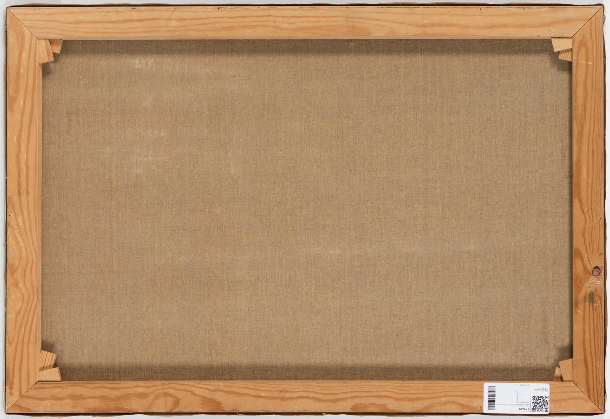 CARL GEORG WALLIN, Oil on canvas, signed and dated 1969.