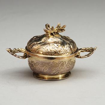 TOILETTEASK, av Johan Martin Sratzger, Augsburg 1763-1765.