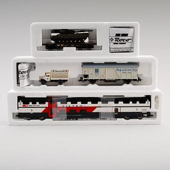 SAMLING MODELLTÅGSDELAR, 24 delar, Roco.