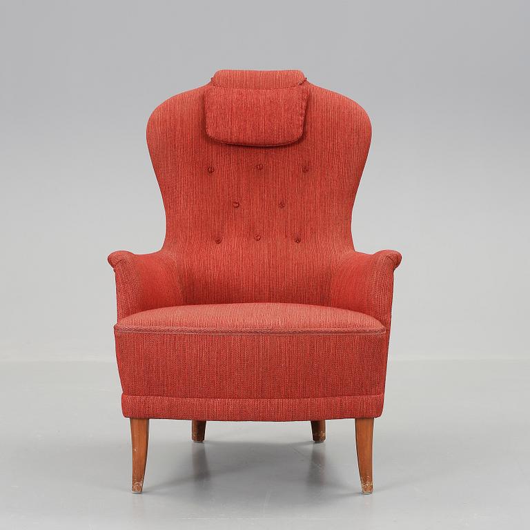 FÅTÖLJ, "Farmor", Carl Malmsten, 1900-talets andra hälft.