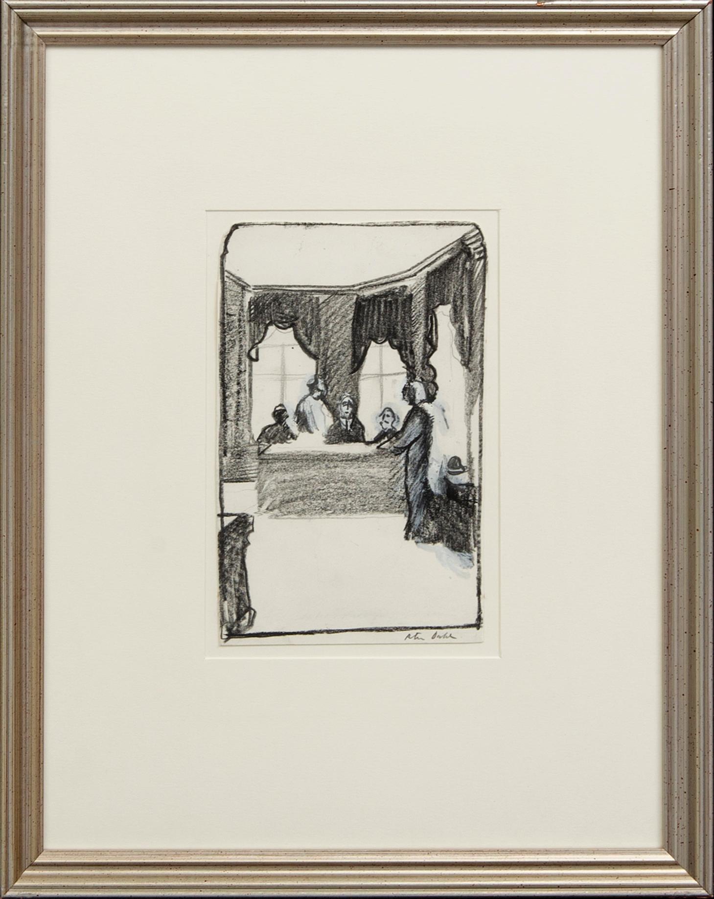 Peter Dahl, a signed mixed media.