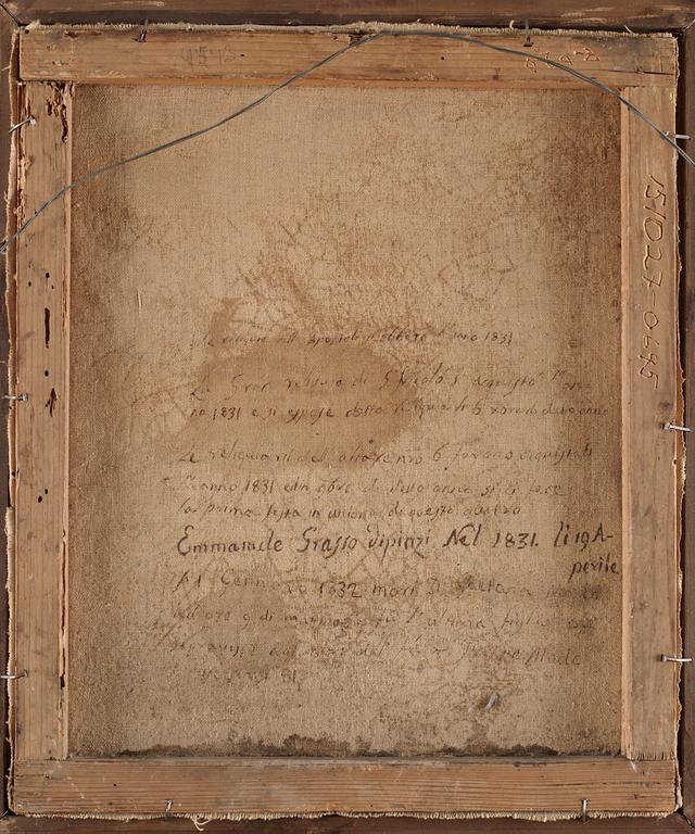 OKÄND KONSTNÄR, olja på duk, italiensk skola, 1700/1800-tal.